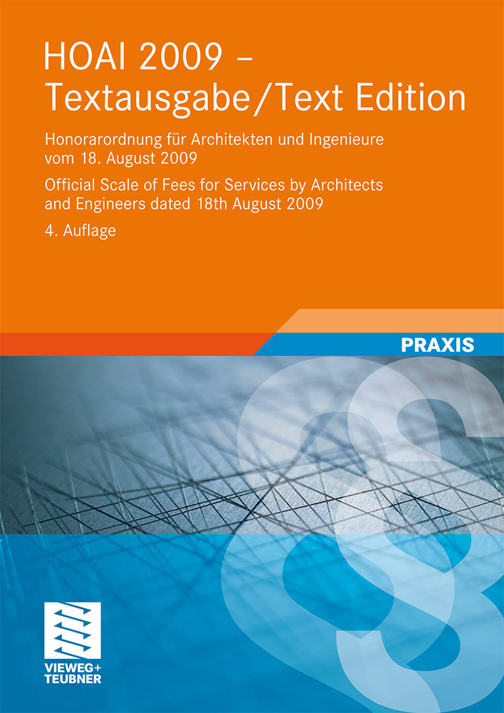 HOAI 2009-Textausgabe/HOAI 2009-Text Edition