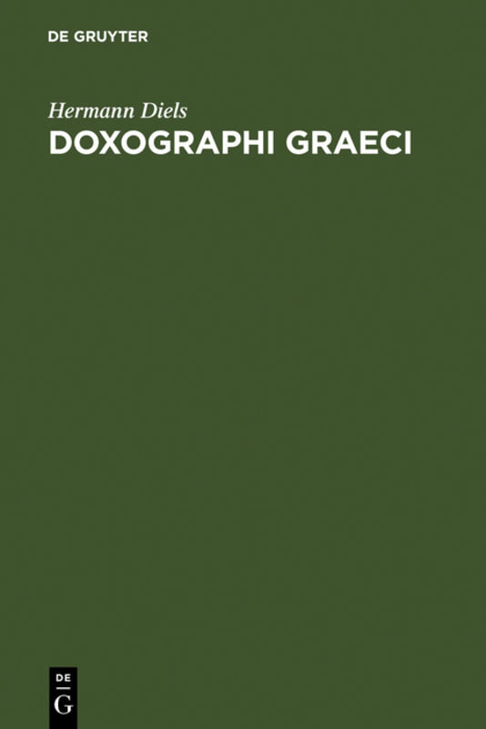 Doxographi Graeci