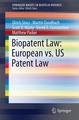 Biopatent Law: European vs. US Patent Law