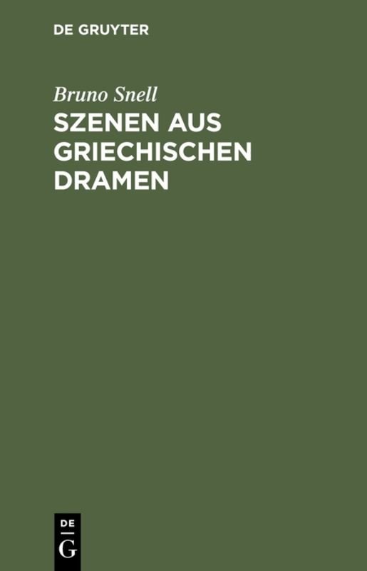 Szenen aus griechischen Dramen