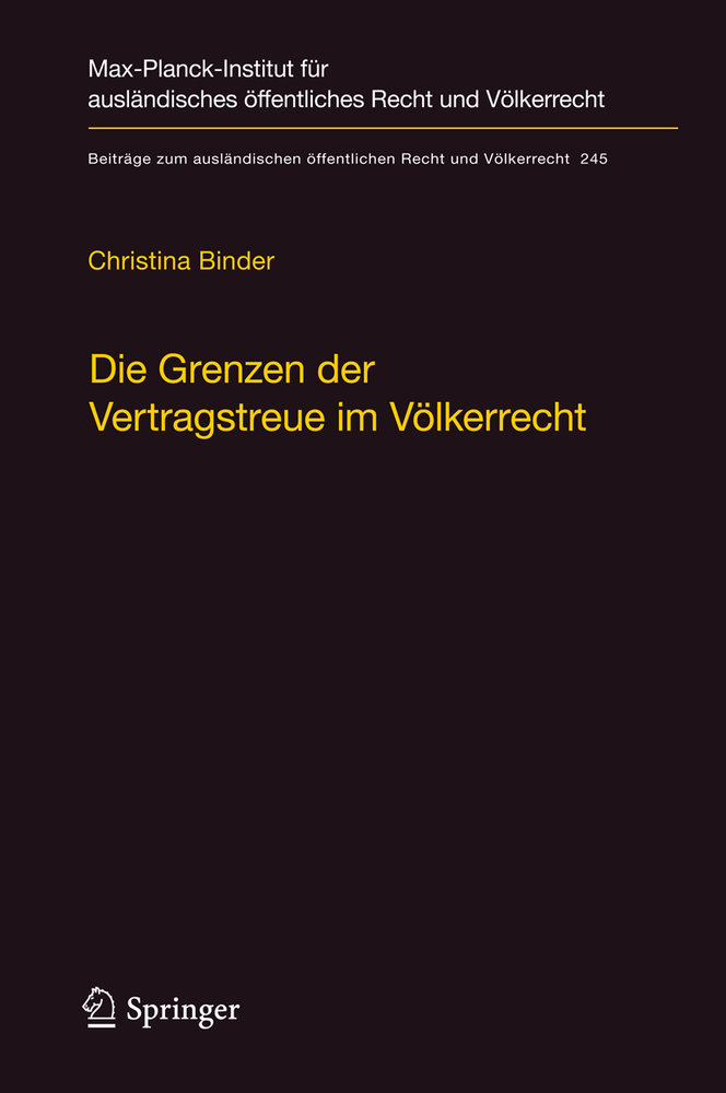 Die Grenzen der Vertragstreue im Völkerrecht