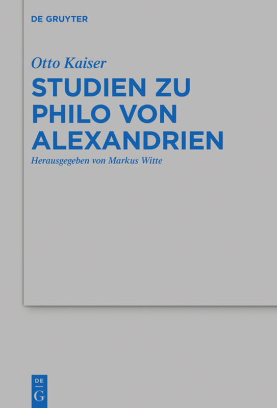 Studien zu Philo von Alexandrien