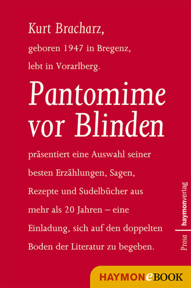 Pantomime vor Blinden