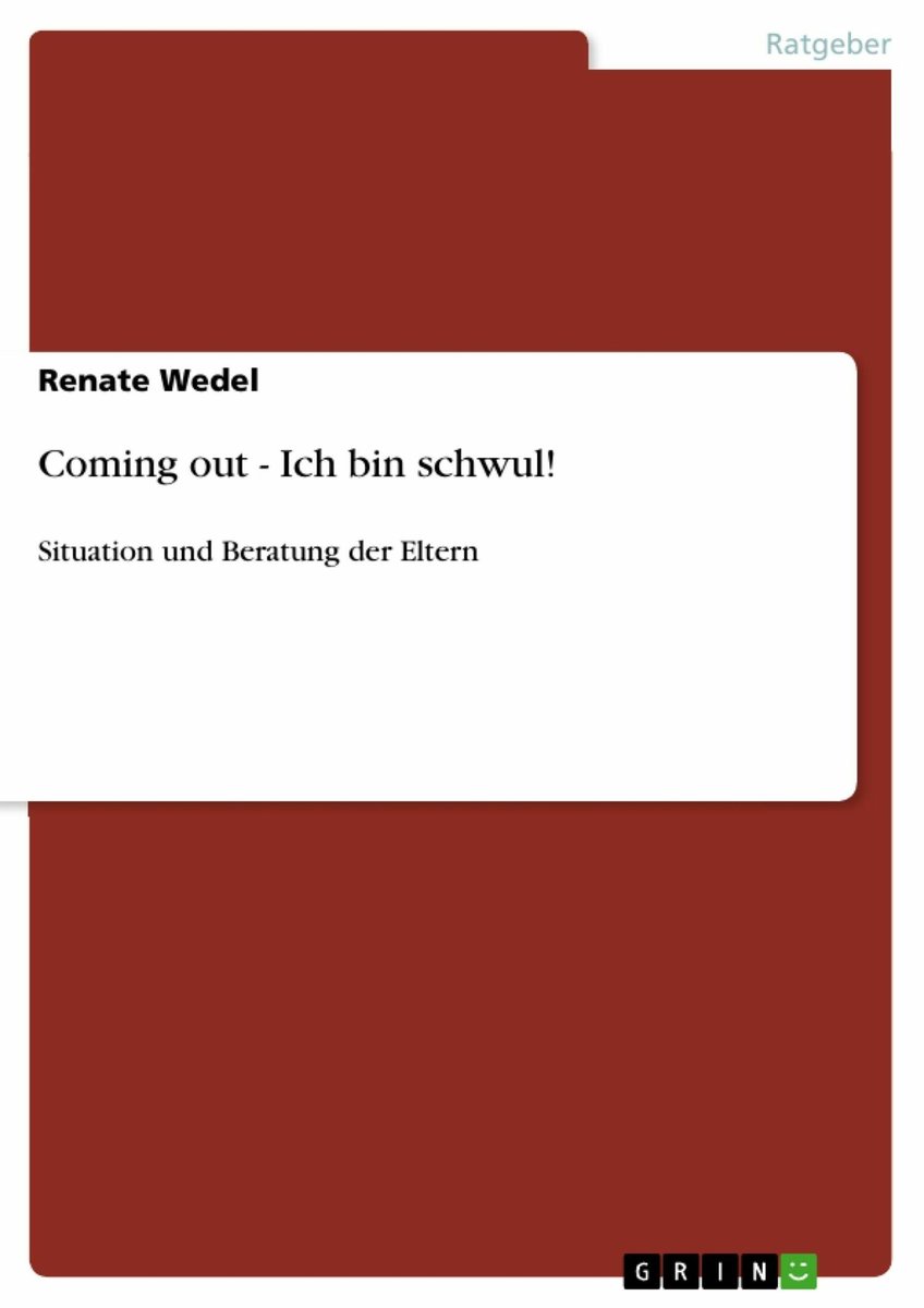 Coming out - Ich bin schwul!