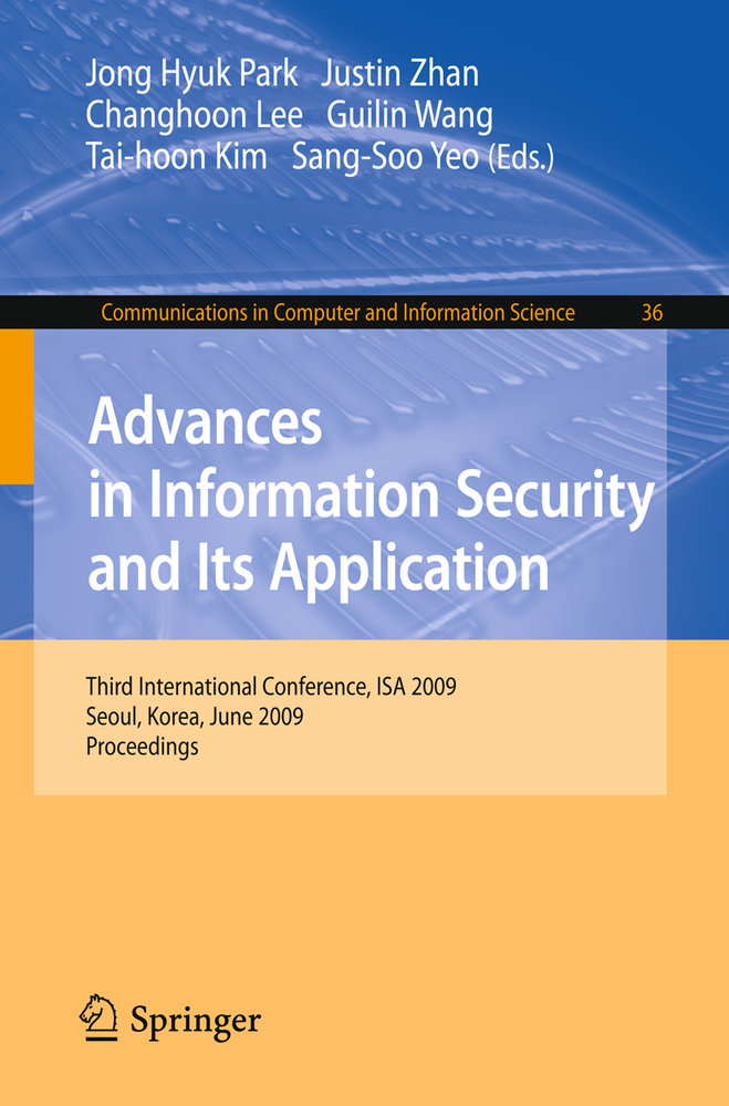 Advances in Information Security and Its Application