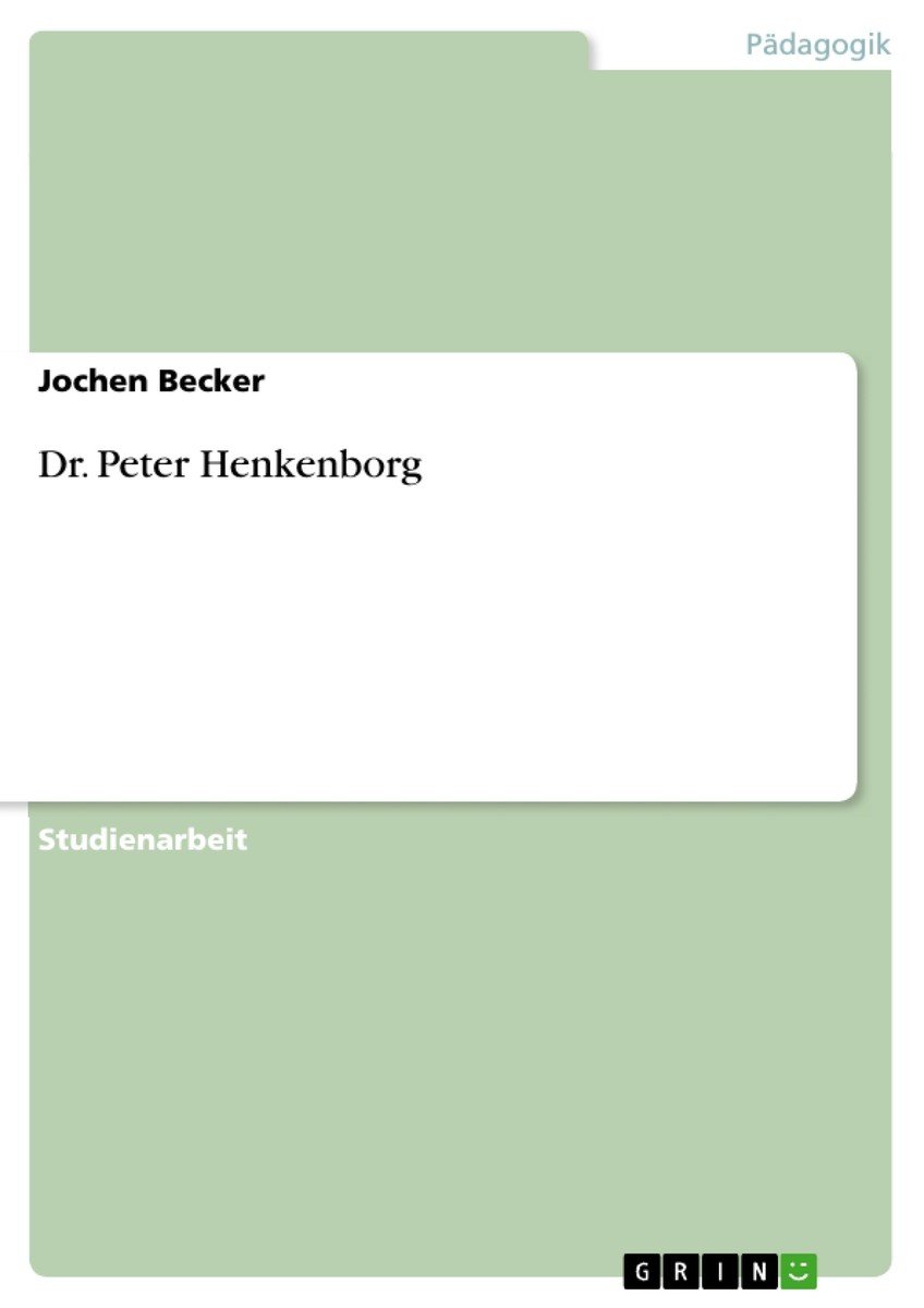 Dr. Peter Henkenborg