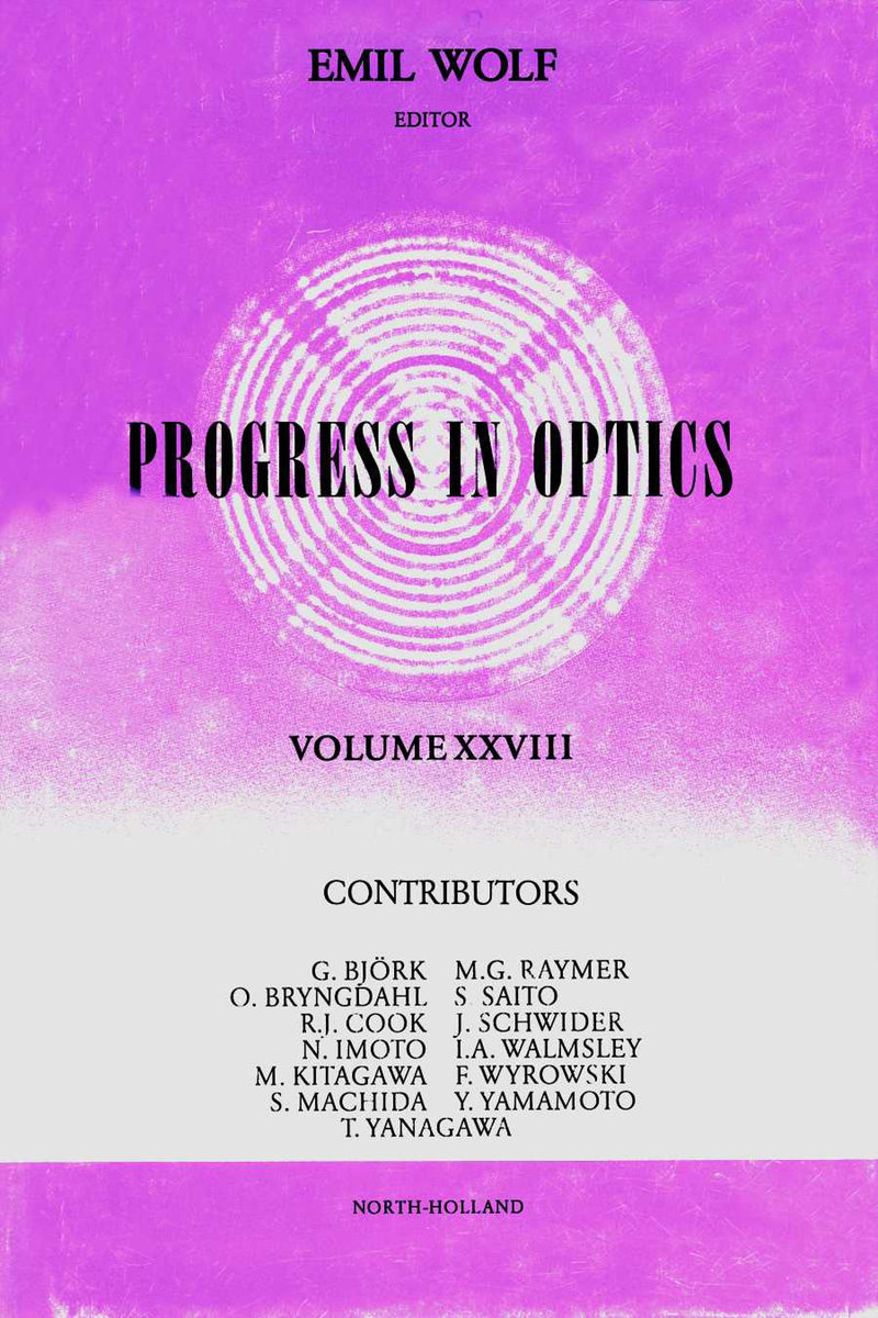 Progress in Optics Volume 28