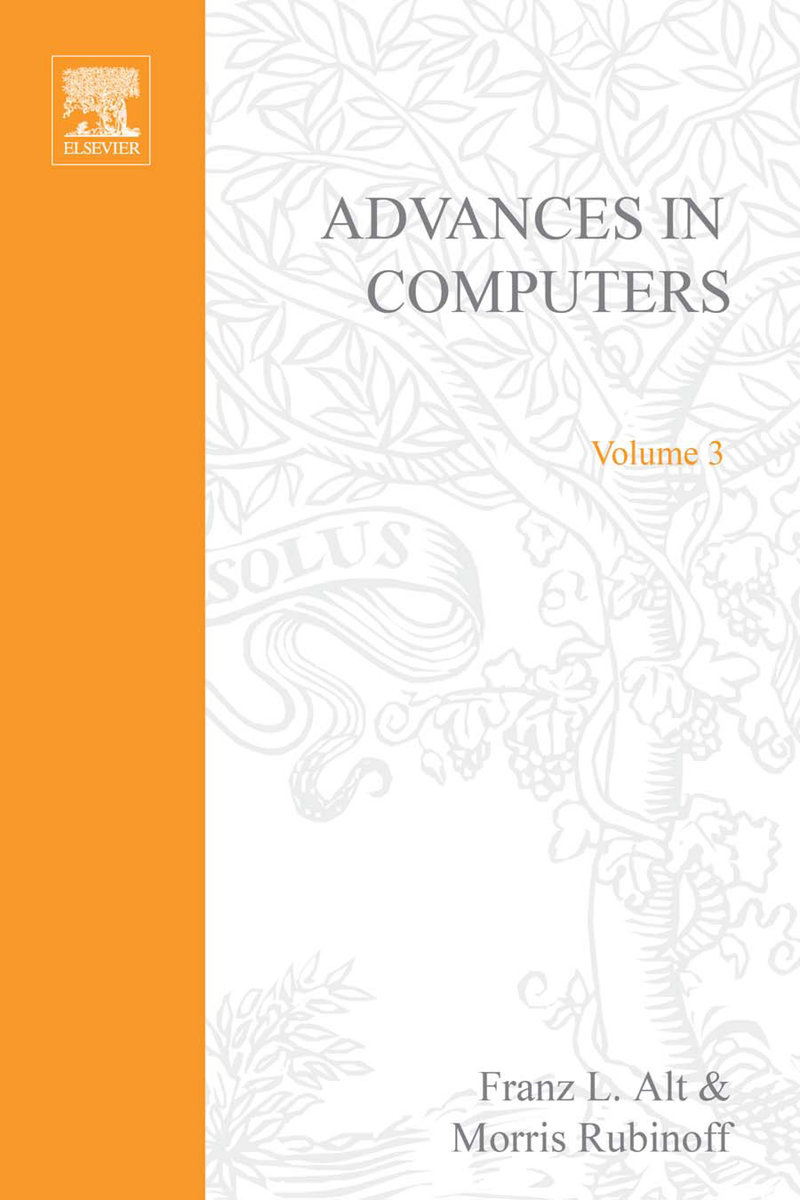 ADVANCES IN COMPUTERS VOL 3