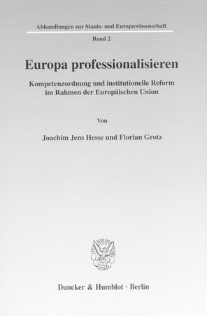 Europa professionalisieren.