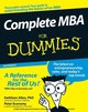 Complete MBA For Dummies,