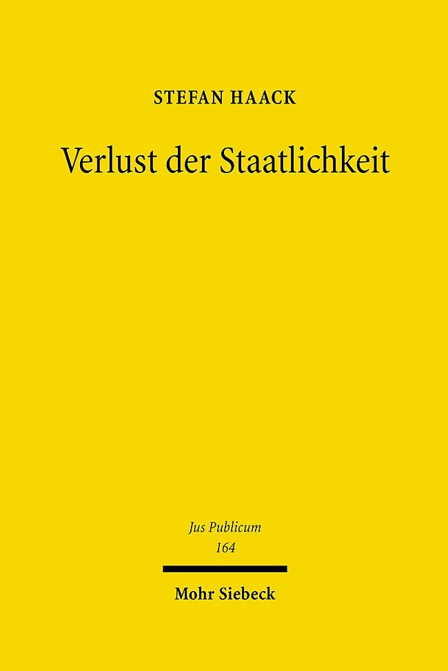 Verlust der Staatlichkeit