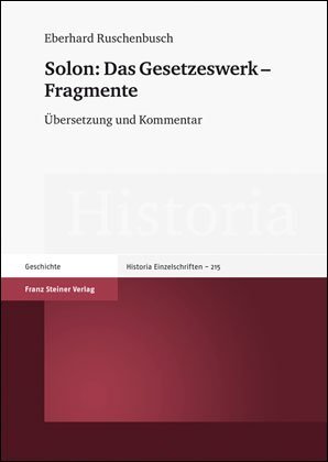 Solon: Das Gesetzeswerk - Fragmente