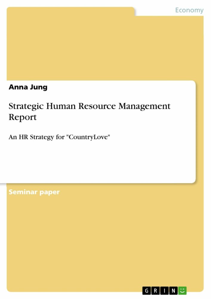 Strategic Human Resource Management Report