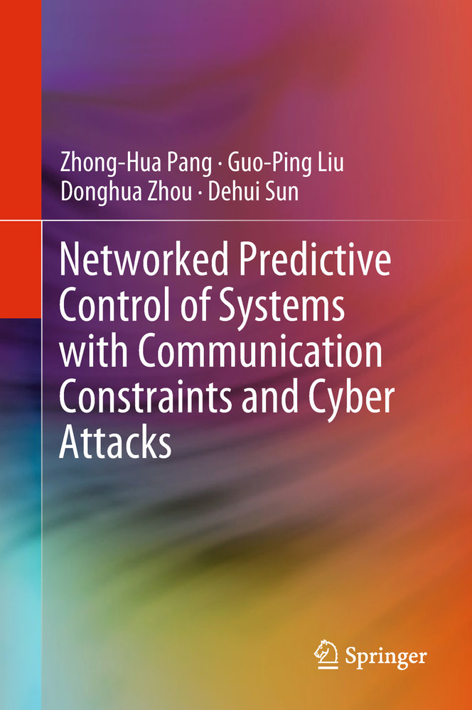 Networked Predictive Control of Systems with Communication Constraints and Cyber Attacks