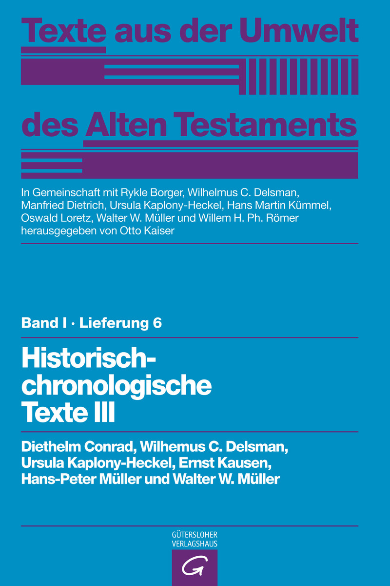 Historisch-chronologische Texte III