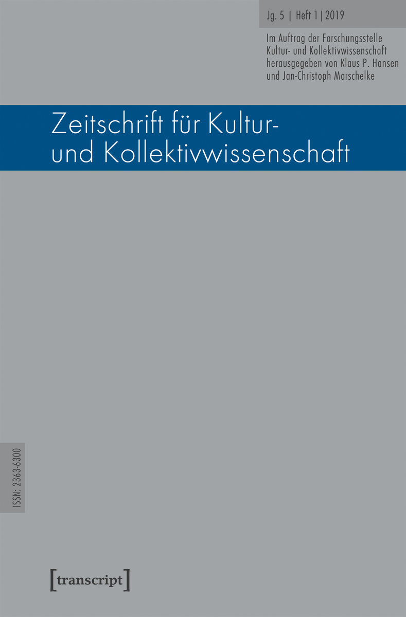 Zeitschrift für Kultur- und Kollektivwissenschaft