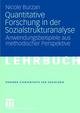 Quantitative Forschung in der Sozialstrukturanalyse