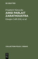 Ainsi parlait Zarathoustra