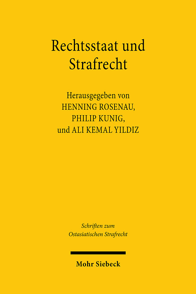 Rechtsstaat und Strafrecht