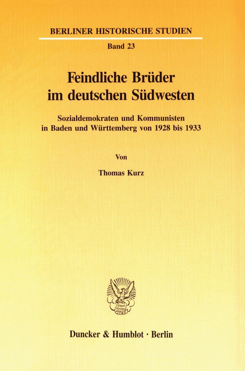 Feindliche Brüder im deutschen Südwesten.