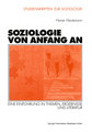 Soziologie von Anfang an