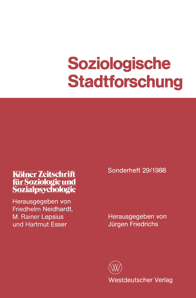 Soziologische Stadtforschung