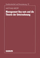 Management-Buyouts und die Theorie der Unternehmung