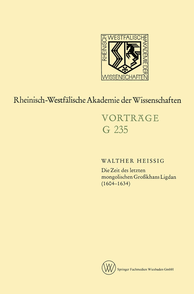 Die Zeit des letzten mongolischen Großkhans Ligdan (1604-1634)