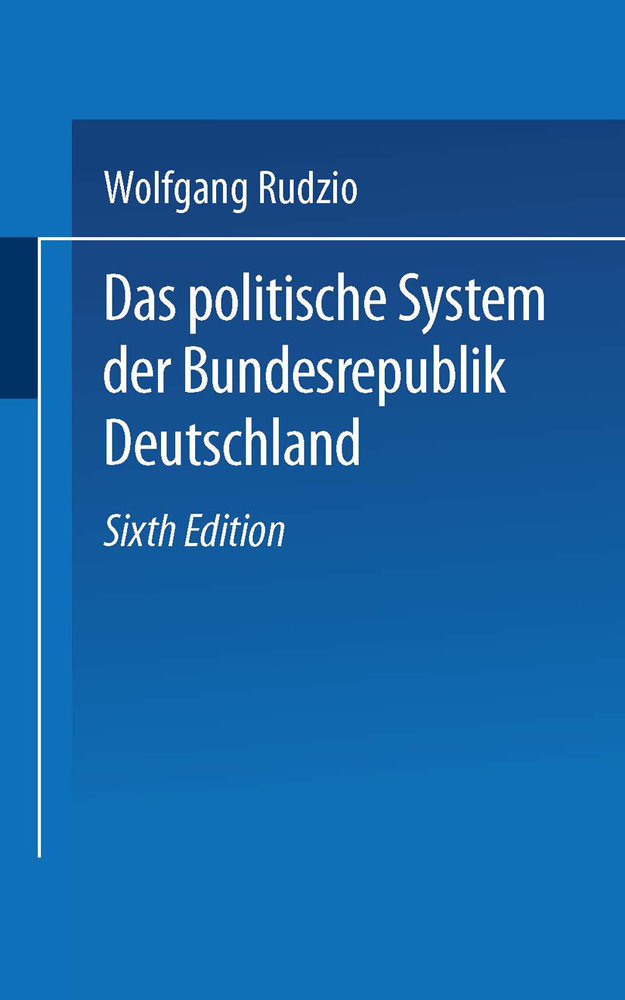 Das politische System der Bundesrepublik Deutschland