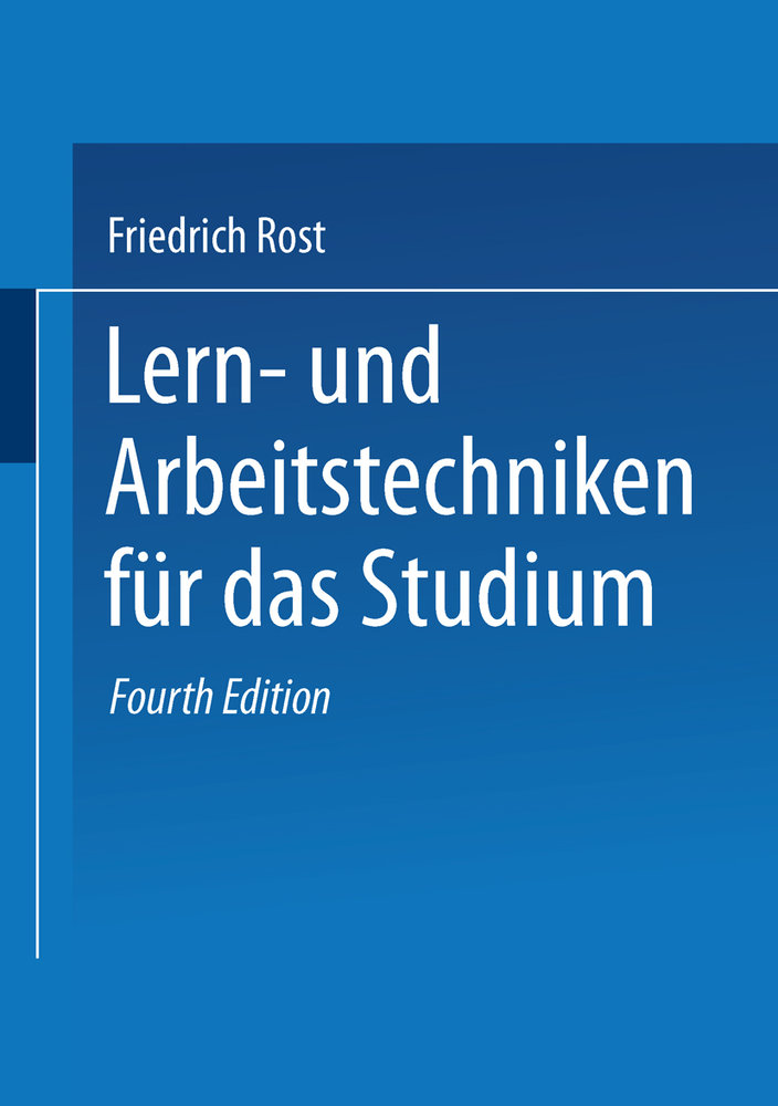 Lern- und Arbeitstechniken für das Studium