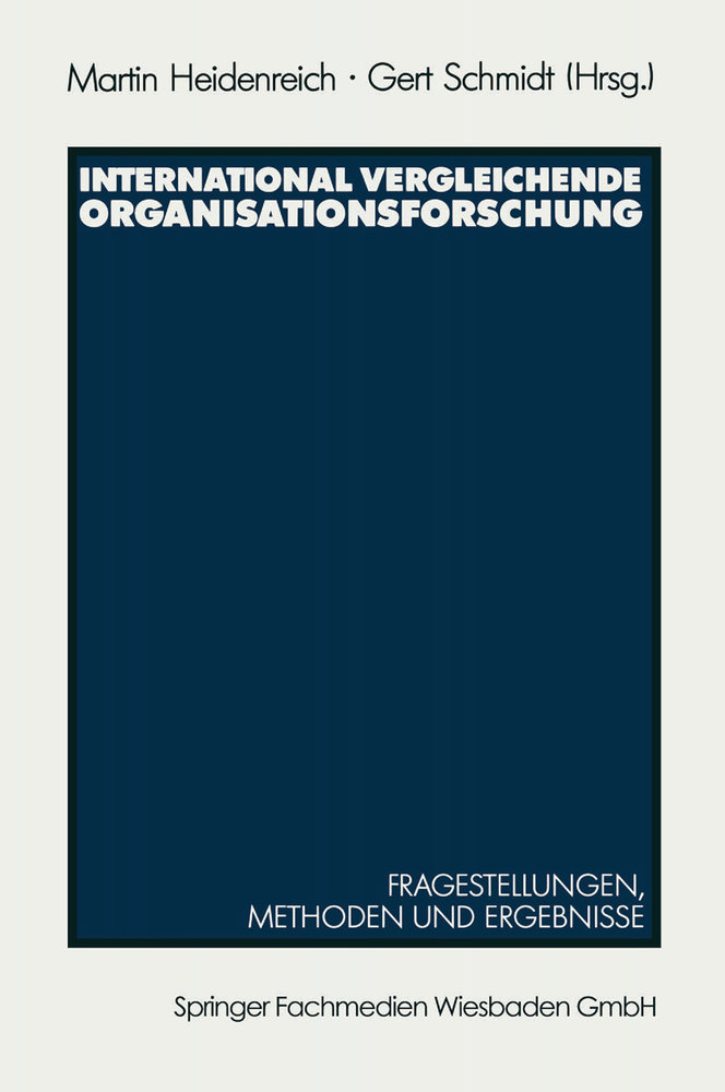 International vergleichende Organisationsforschung