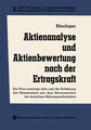 Aktienanalyse und Aktienbewertung nach der Ertragskraft