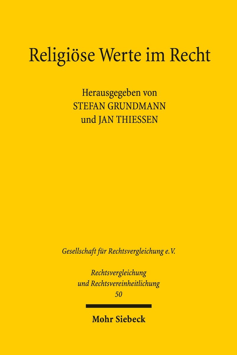 Religiöse Werte im Recht