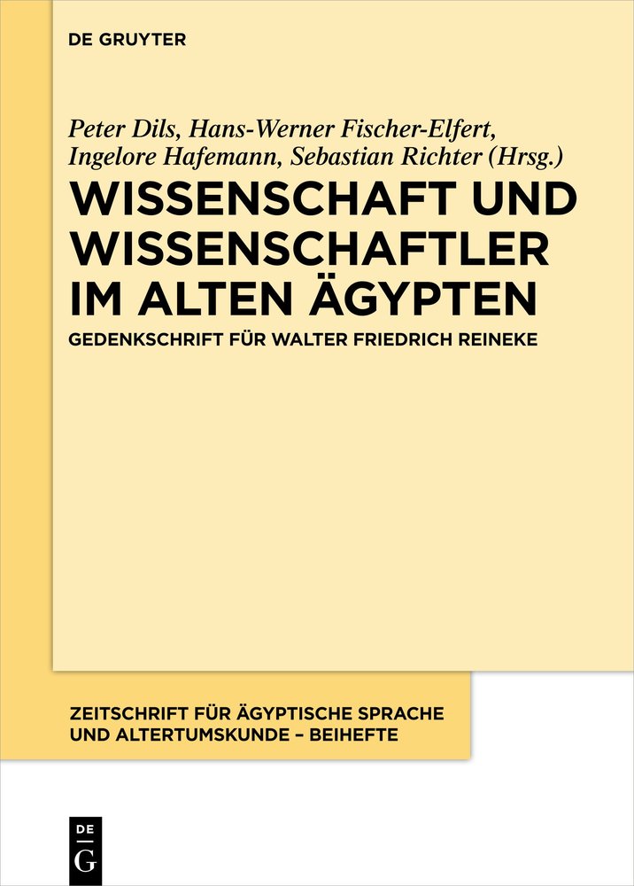 Wissenschaft und Wissenschaftler im Alten Ägypten