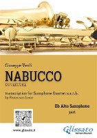 Alto Saxophone part of 'Nabucco' overture for Sax Quartet