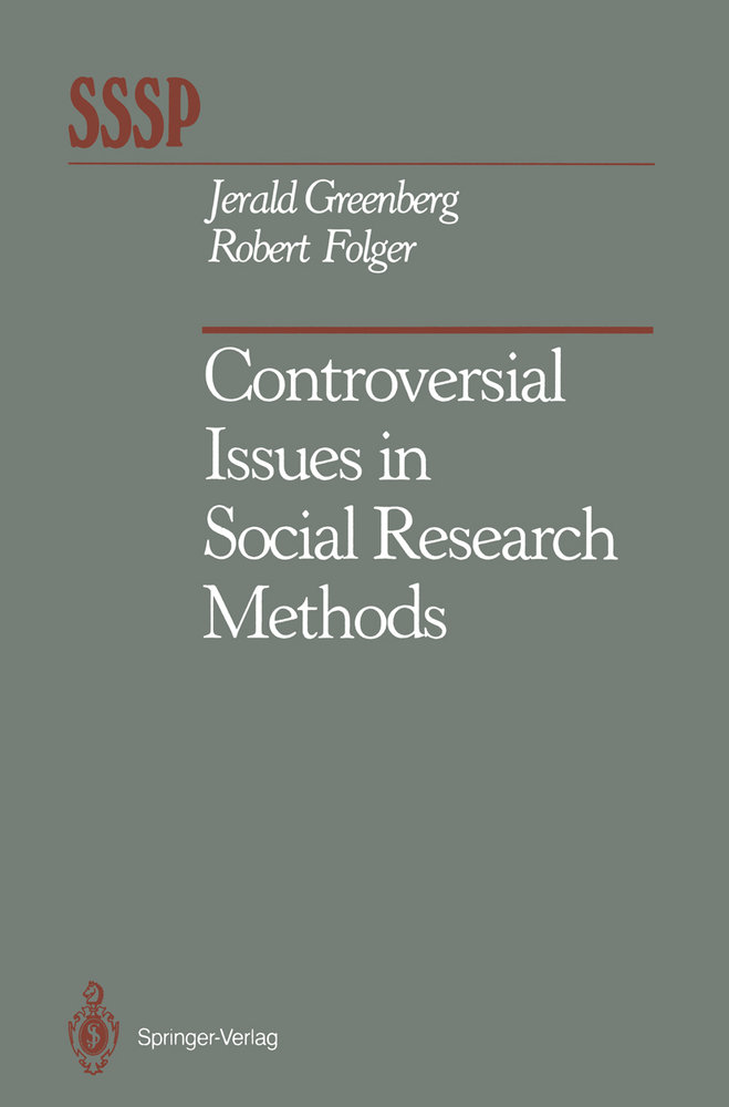 Controversial Issues in Social Research Methods