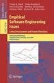 Empirical Software Engineering Issues. Critical Assessment and Future Directions