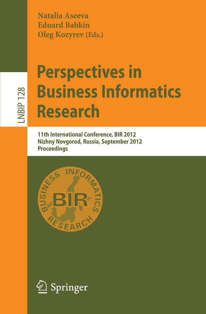 Perspectives in Business Informatics Research