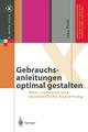 Gebrauchsanleitungen optimal gestalten