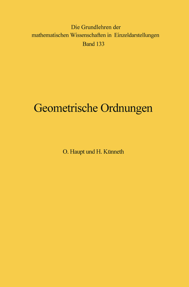 Geometrische Ordnungen