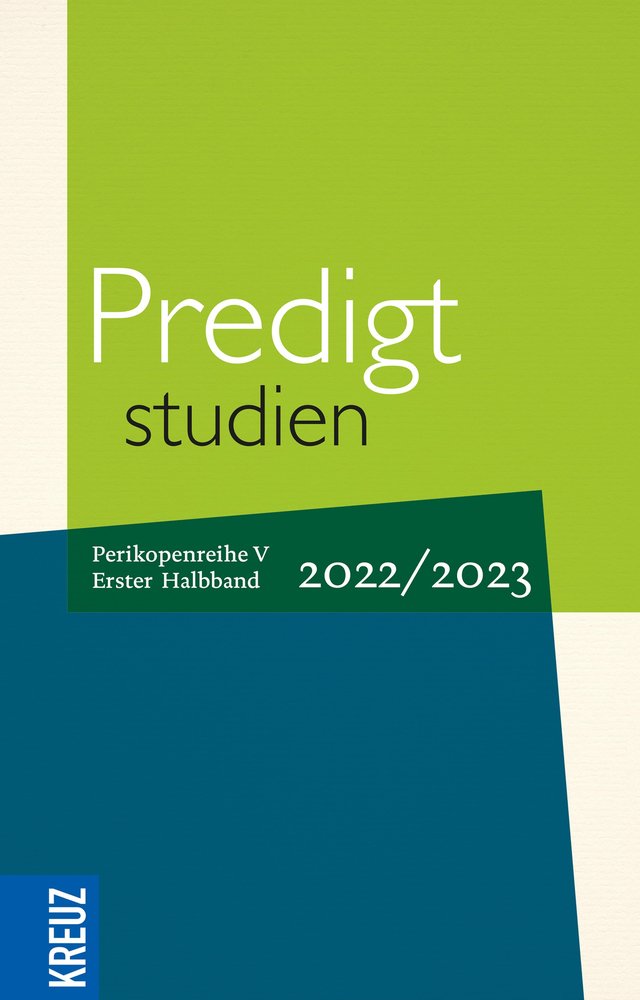 Predigtstudien 2022/2023 - 1. Halbband