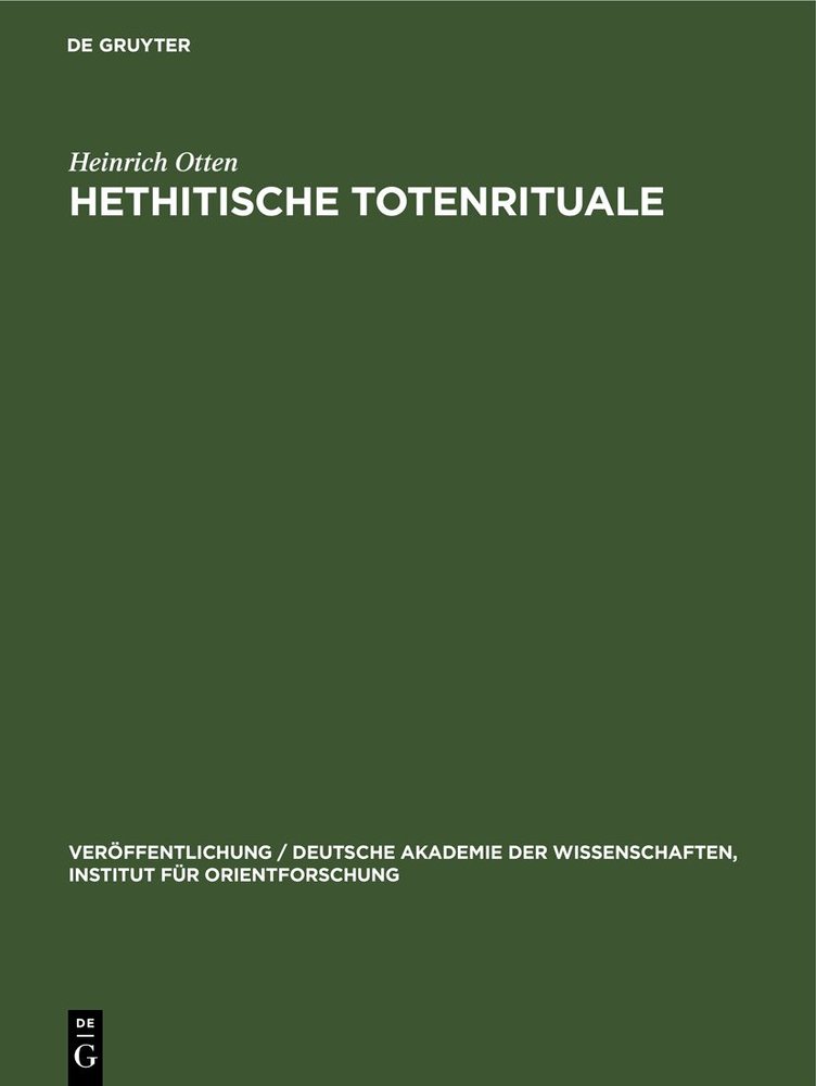 Hethitische Totenrituale