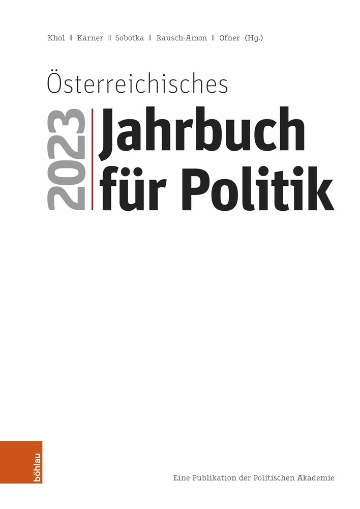 Österreichisches Jahrbuch für Politik 2023