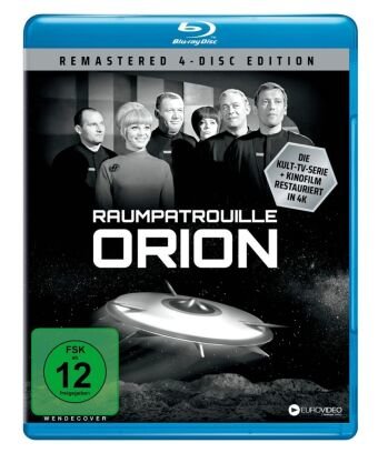 Raumpatrouille Orion, 4 Blu-ray (Remastered 4-Disc-Edition)