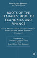 Roots of the Italian School of Economics and Finance