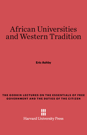 African Universities and Western Tradition