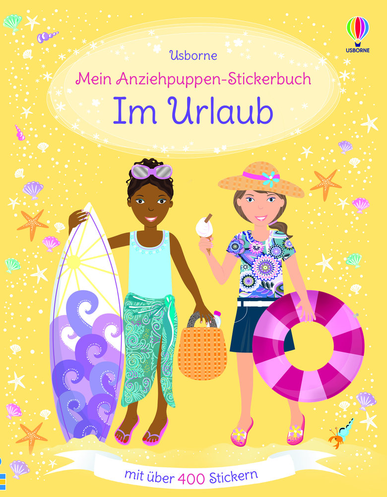 Mein Anziehpuppen-Stickerbuch: Im Urlaub