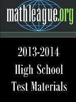 High School Test Materials 2013-2014