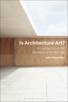 Is Architecture Art?