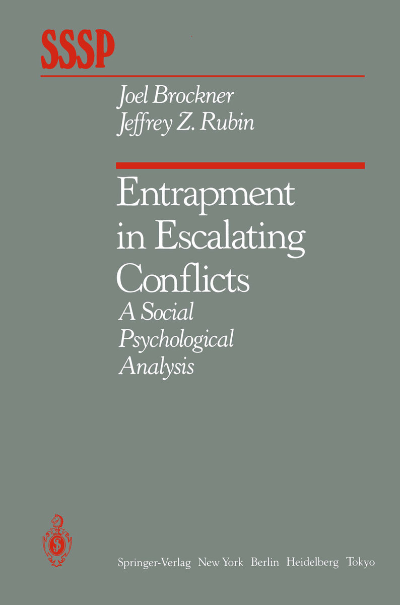 Entrapment in Escalating Conflicts